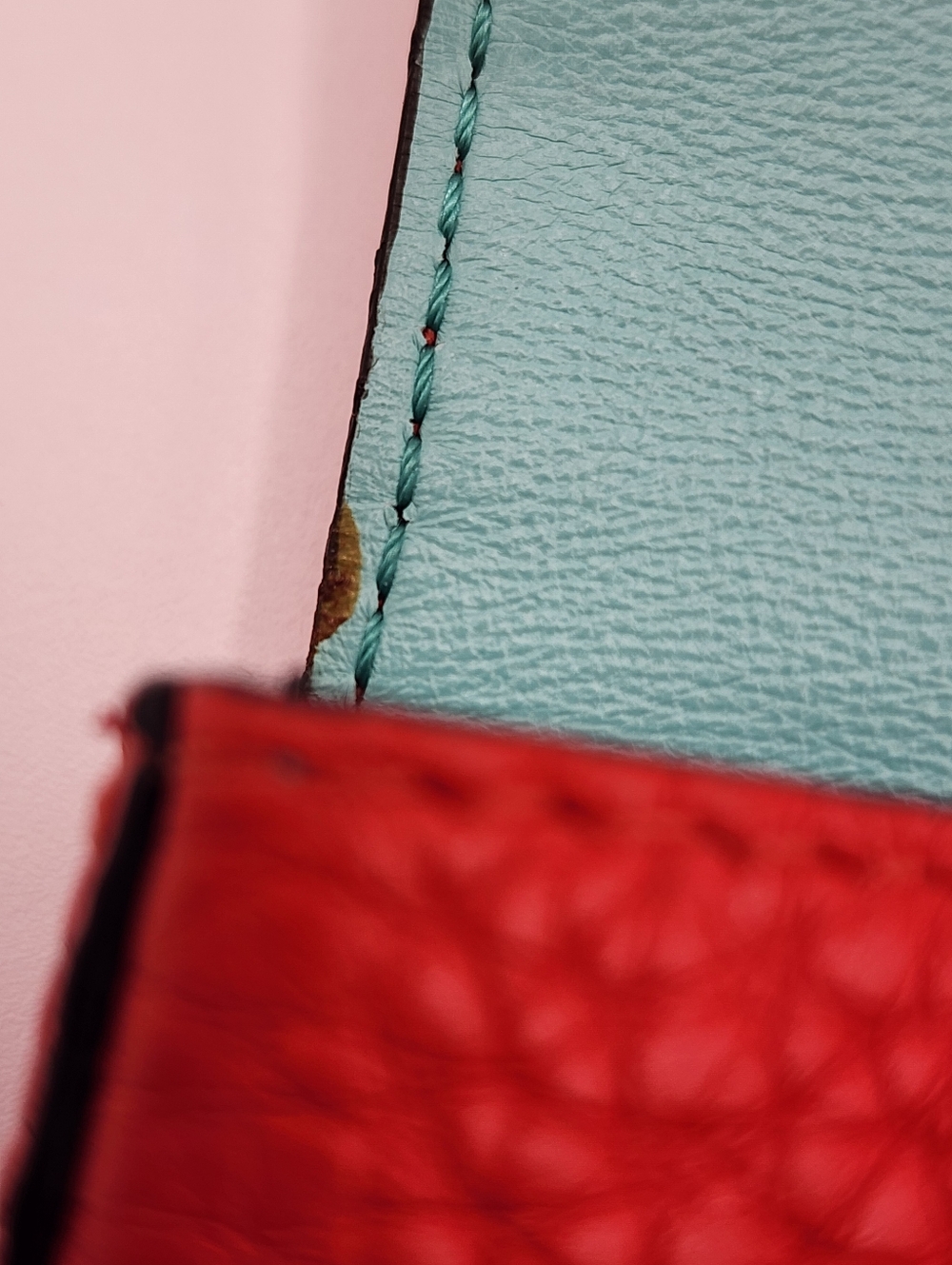 Fendi Poppy Pebbled Nano Baguette - Picture 9 of 11